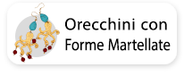 Orecchini con forme martellate