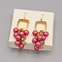 Gioielli Orecchini Orecchini pendenti Unici orecchini di perle alla moda ispirati alle conchiglie con tesori nascosti possono essere indossati anche come orecchini da sposa 