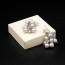 Orecchini con grappoli di perle Swarovski Dove Grey